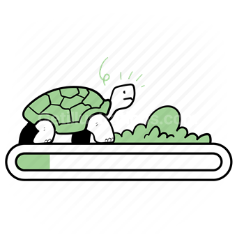 load, loading bar, turtle, slow, animal, speed